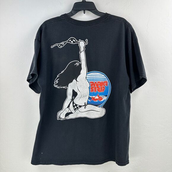 Gildan Ultra Cotton Tee Mens XL Black Blue‎ Parker Strip Racing Arizona Pullover - Picture 2 of 10